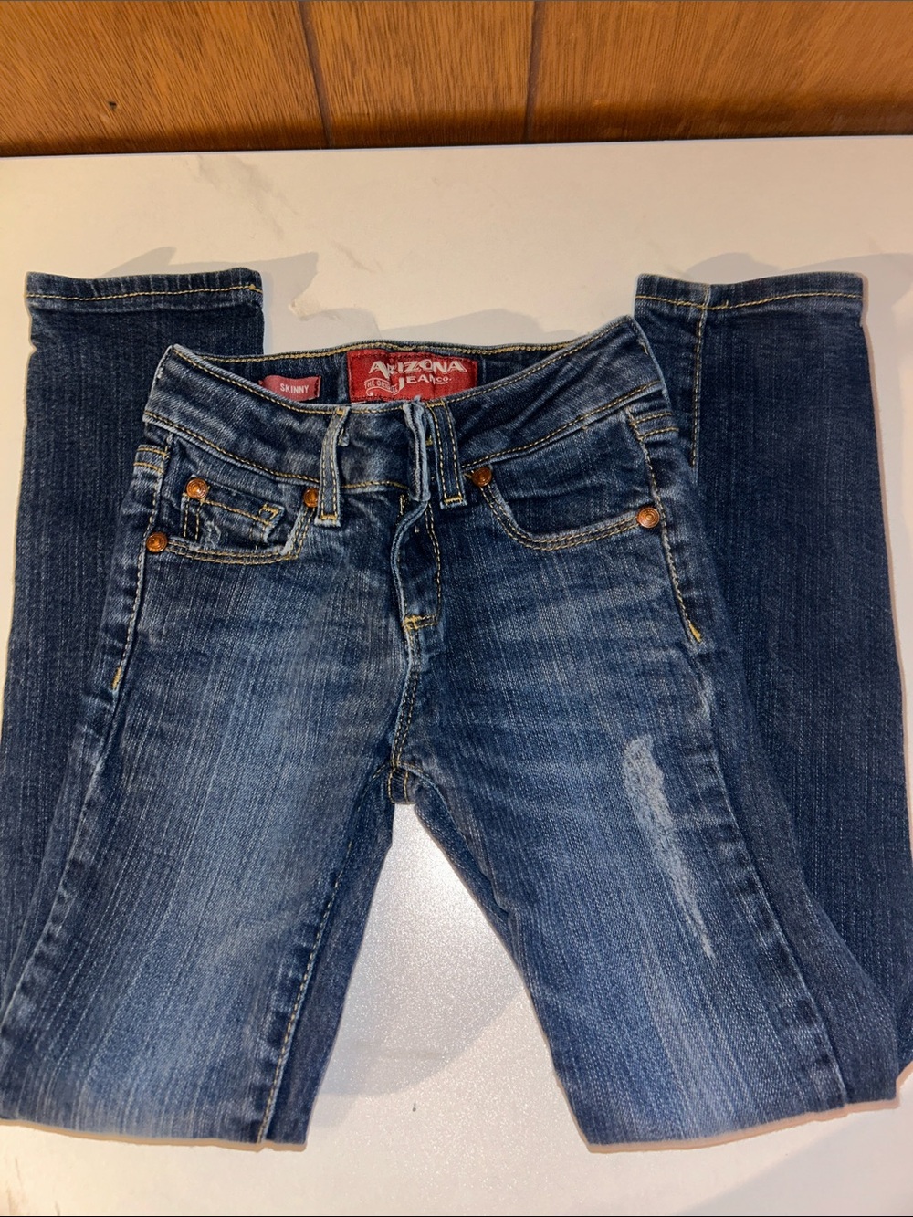 5/$20 Arizona Jean Company | Dark Blue Stretch Skinny Jeans